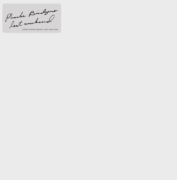 Phoebe Bridgers / Lost Weekend (Zodiacal Light) - vista secundaria