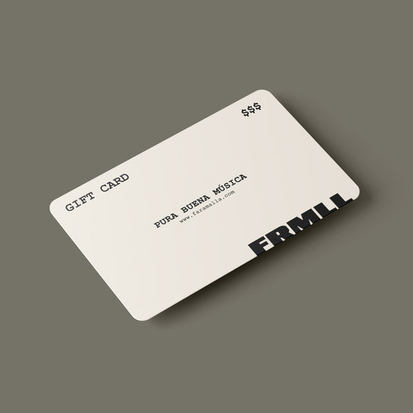Tarjeta de regalo FRMLL