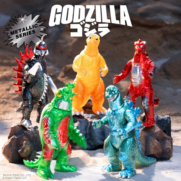 Godzilla / Super7 Toho Reaction Blind Box Wv5 Metallic - vista secundaria