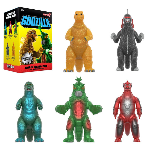 Godzilla / Super7 Toho Reaction Blind Box Wv5 Metallic